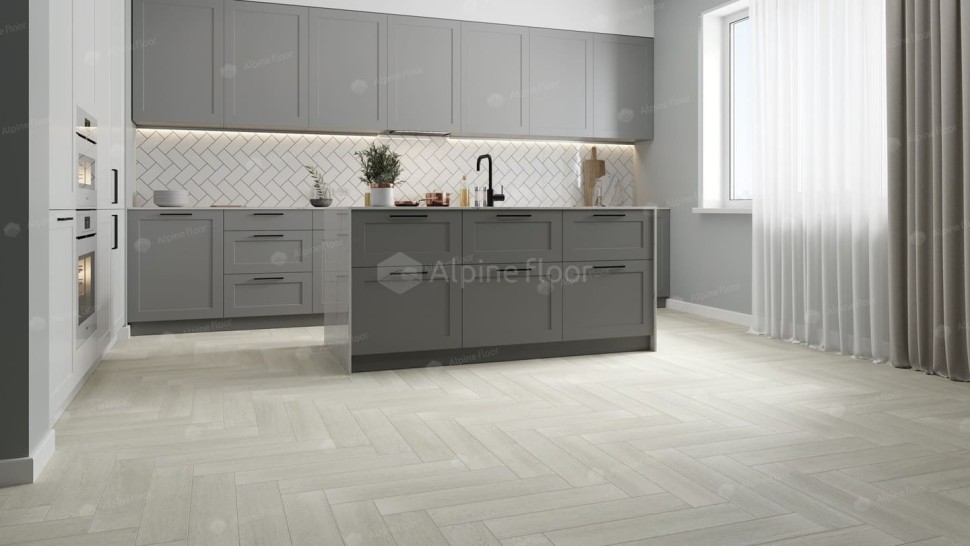 Виниловая плитка "Alpine Floor" Parquet LVT Зимний Лес (590*118*2,5 мм) — купить в Якутске