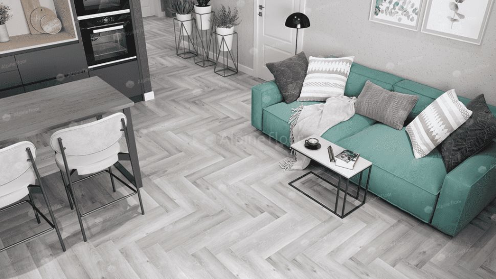Виниловый ламинат "Alpine Floor" Parquet Light Дуб Лейтена (600*125*4 мм) — купить в Якутске
