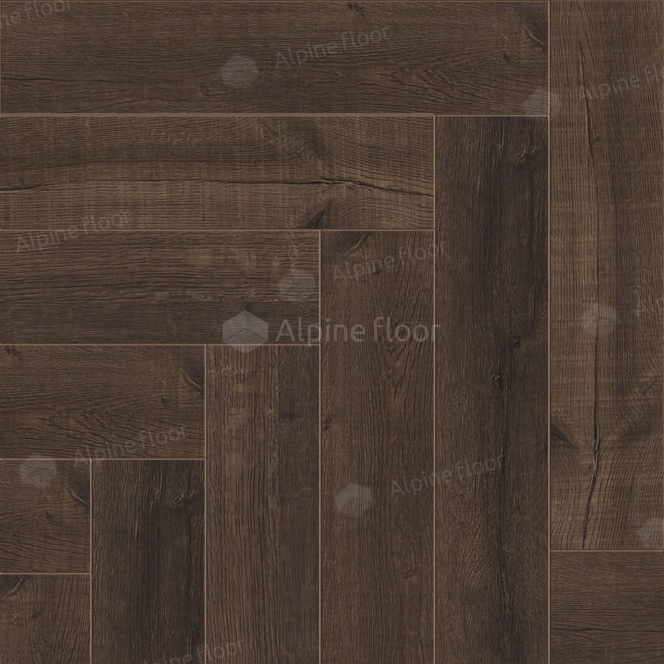 Виниловая плитка "Alpine Floor" Parquet LVT Дуб Альферац (590*118*2,5 мм) — купить в Якутске