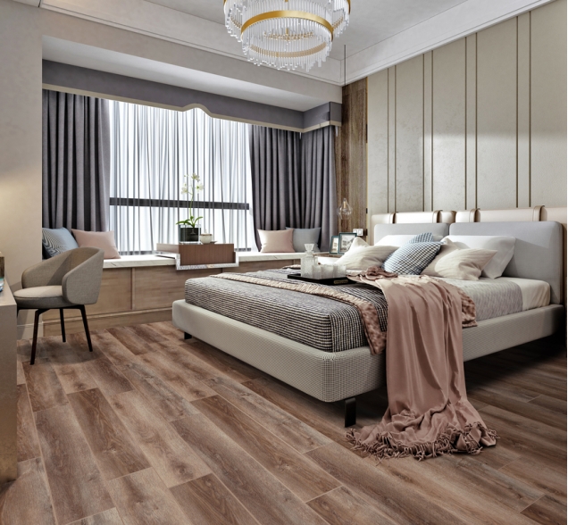 SPC ламинат "CronaFloor" Wood 4V Дуб Охрид (1200*180*4 мм) — купить в Якутске