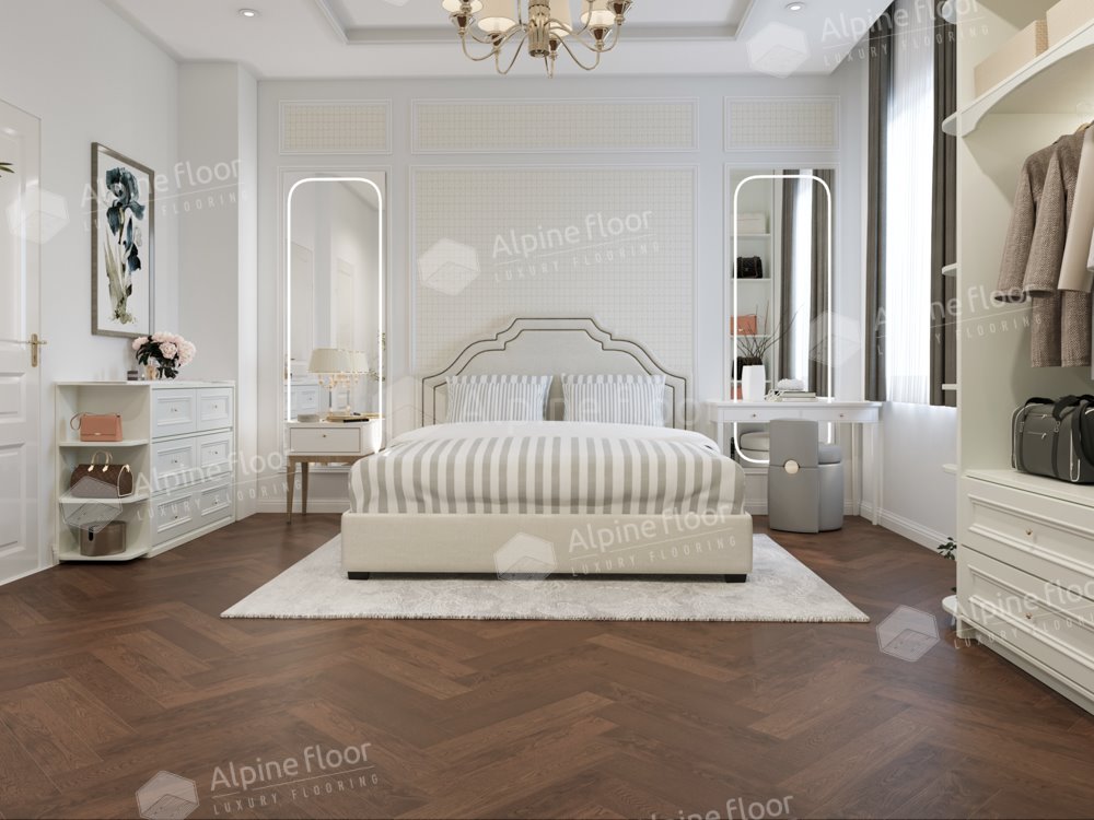 Инженерная доска "Alpine Floor" Дуб Браун (600*120*12 мм) — купить в Якутске