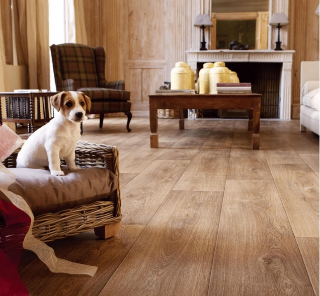 SPC ламинат "CronaFloor" Wood 4V Дуб Монтара (1200*180*4 мм) — купить в Якутске