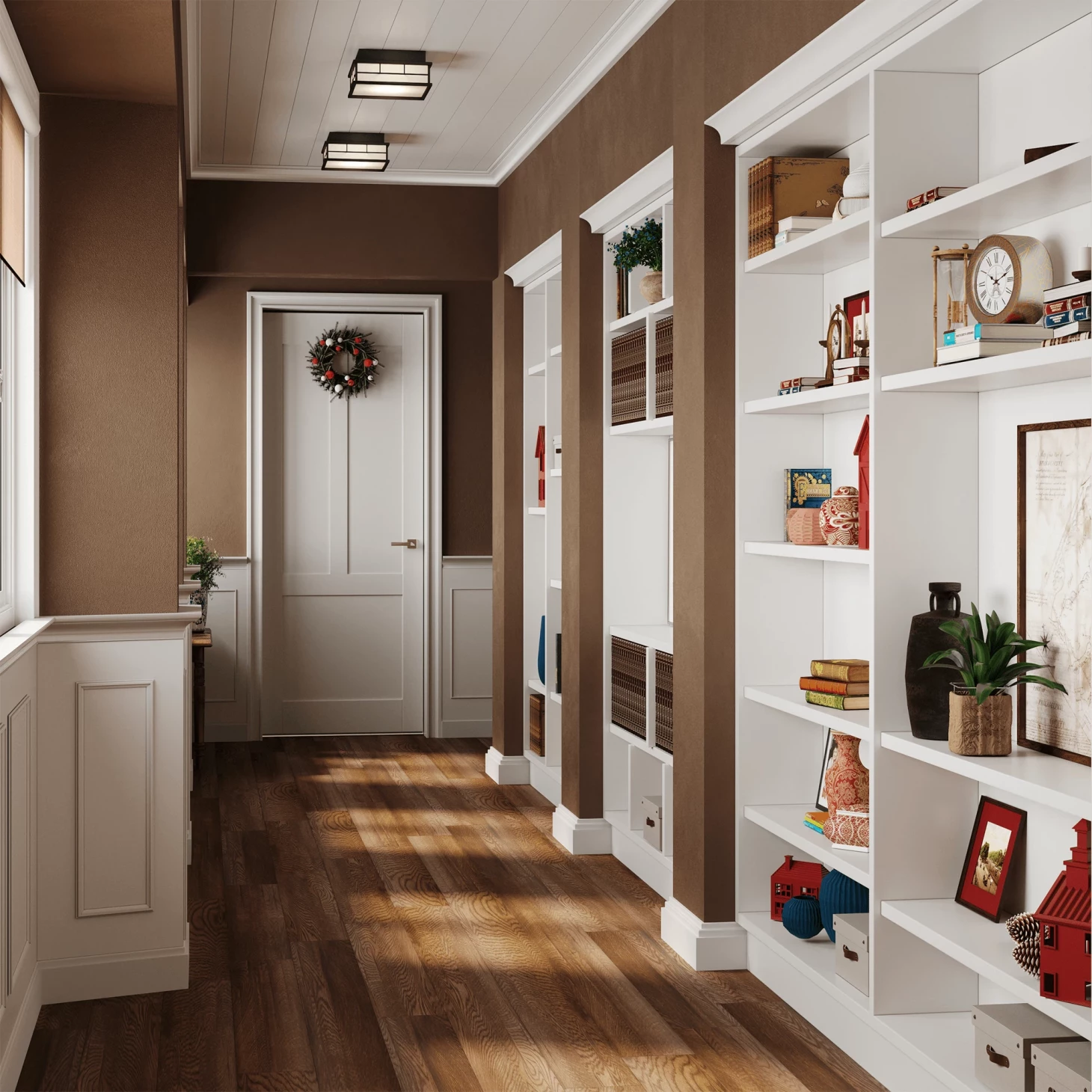 SPC плитка для пола Орех (1220*180*5 мм) — купить в Якутске