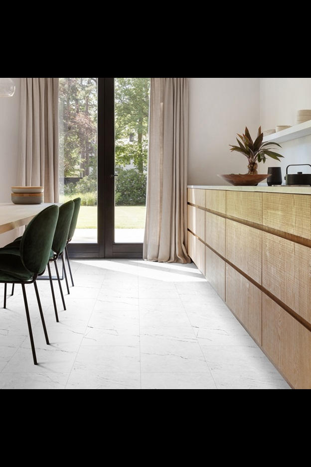 Замковая ПВХ плитка Carrara Marble 112 (610*303*5 мм) — купить в Якутске