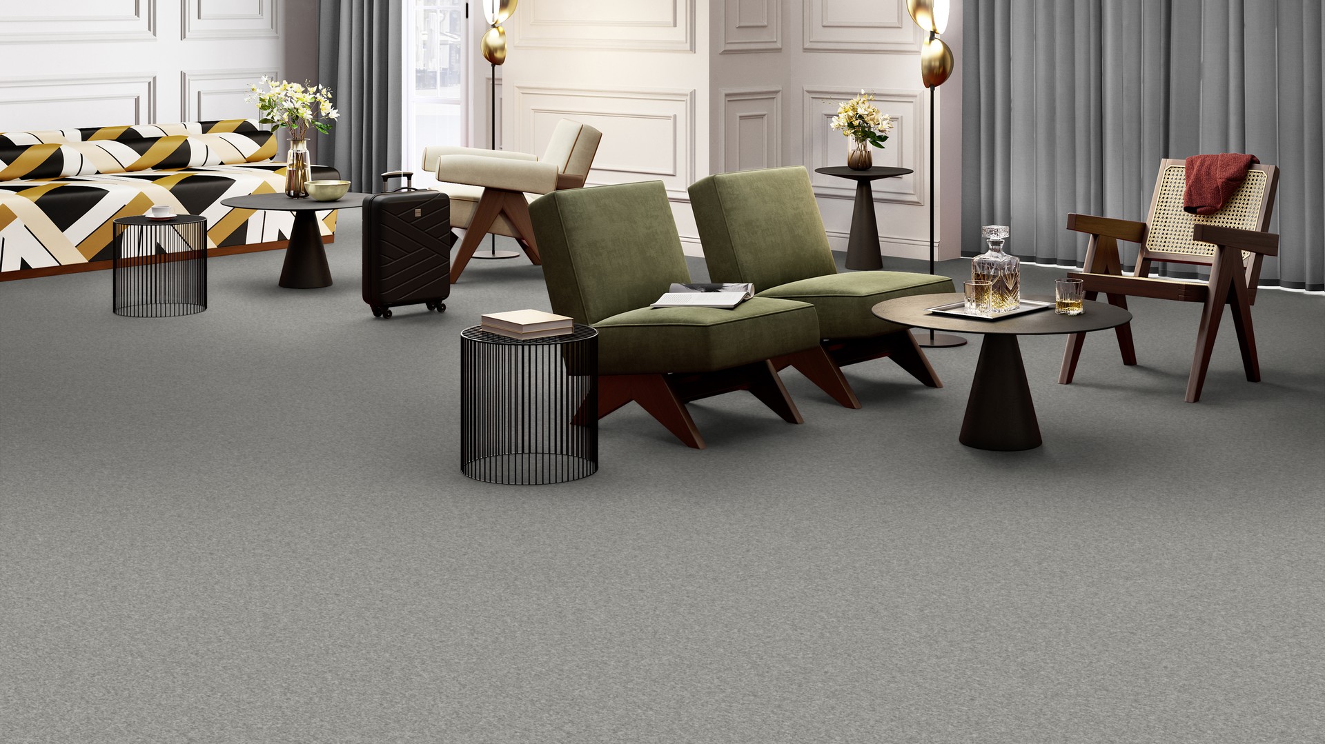 Ковровая плитка Medusa Tile 94 (500*500*5 мм) — купить в Якутске