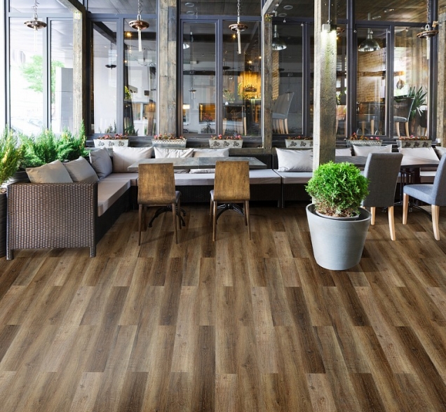 SPC ламинат "CronaFloor" Wood 4V Дуб Чак (1200*180*4 мм) — купить в Якутске