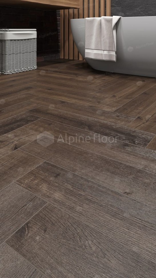 Виниловая плитка "Alpine Floor" Parquet LVT Дуб Альферац (590*118*2,5 мм) — купить в Якутске