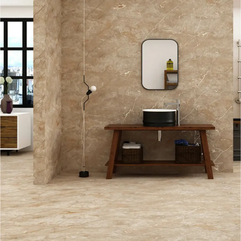 Керамогранит "Sonex" Mostaco natural карвинг 60x120см цвет светло-коричневый с прожилками — купить в Якутске