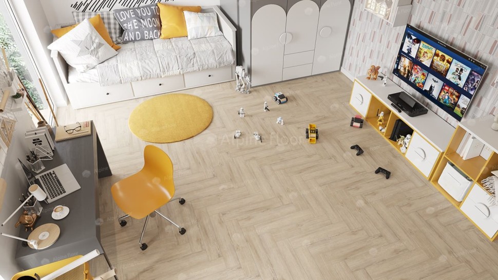 Виниловая плитка "Alpine Floor" Parquet LVT Дуб Медия (590*118*2,5 мм) — купить в Якутске