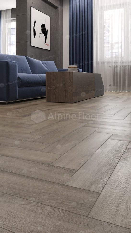 Виниловая плитка "Alpine Floor" Parquet LVT Дуб Исида (590*118*2,5 мм) — купить в Якутске