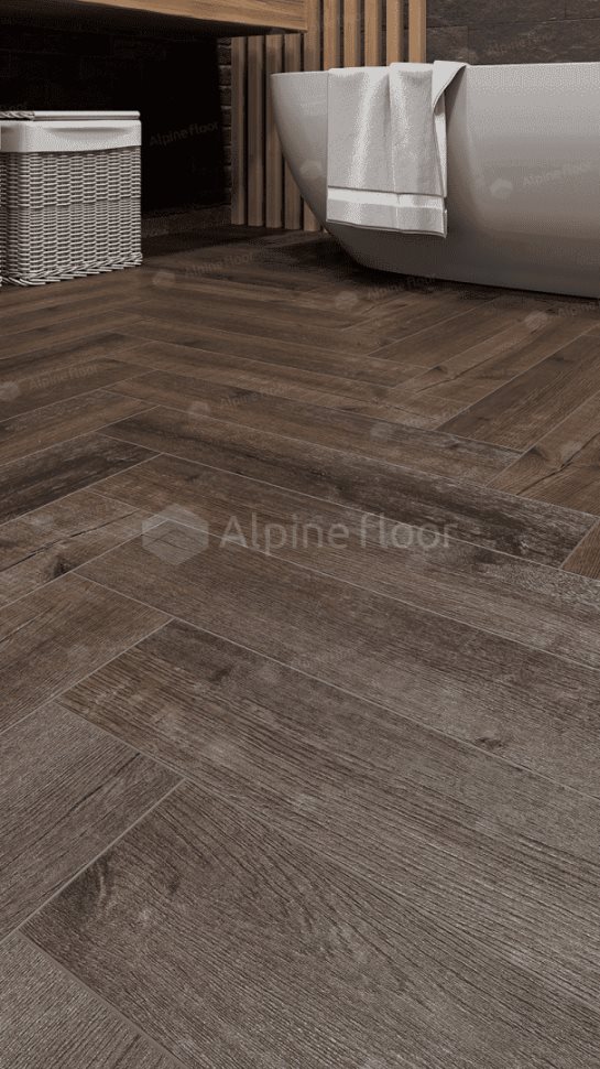 Виниловый ламинат "Alpine Floor" Parquet Light Дуб Альферац (600*125*4 мм) — купить в Якутске