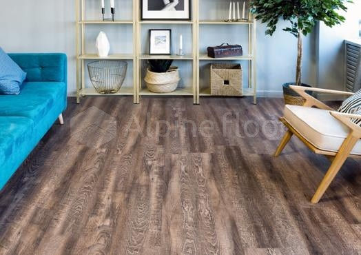 Кварцвиниловая плитка "Alpine Floor" Дуб Миндаль  (1219*184*2мм) — купить в Якутске