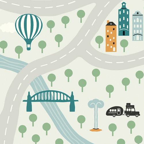 Линолеум бытовой "IVC" Neo Karta 82 (3м) — купить в Якутске