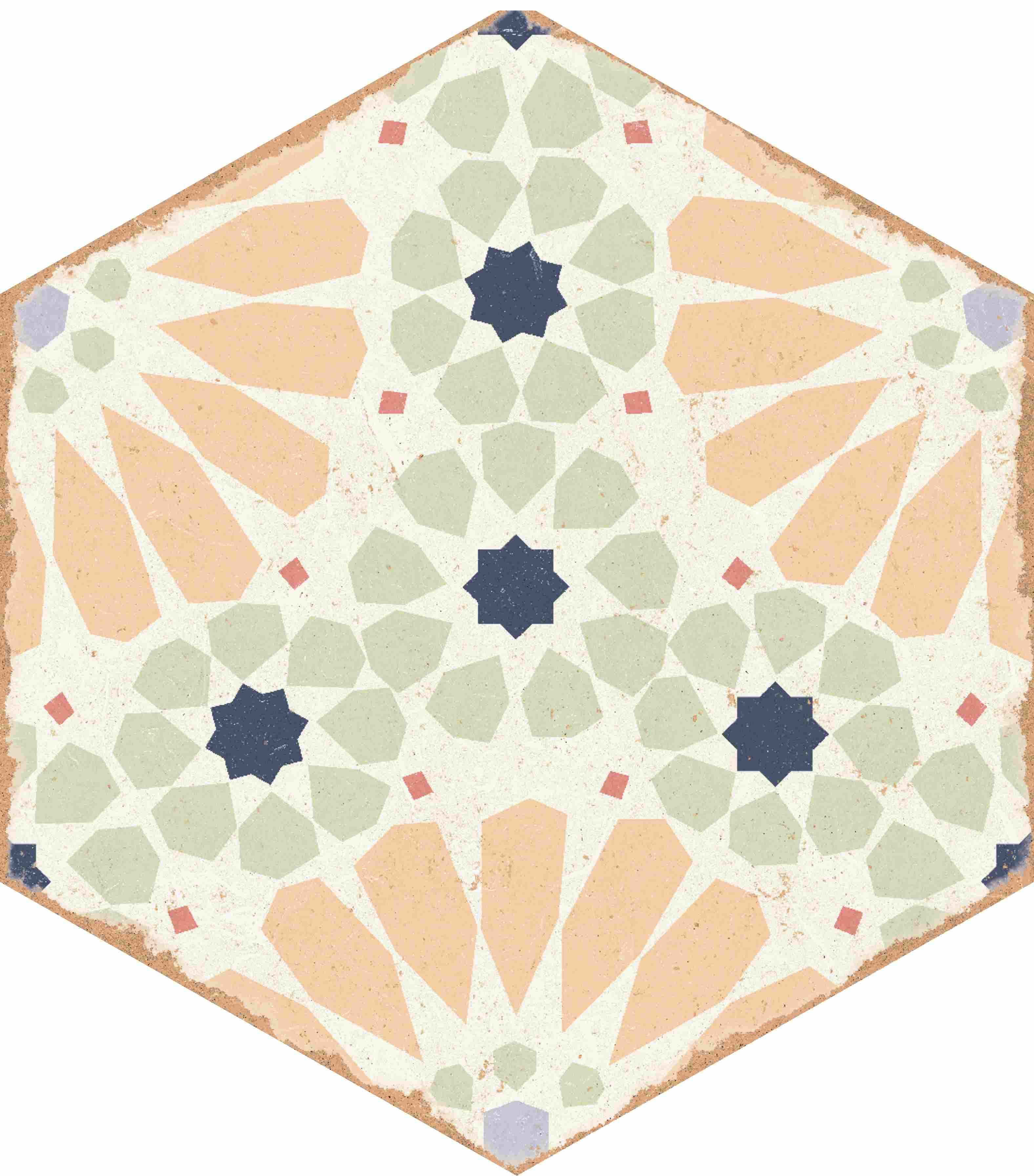 Керамогранит Kaleidoscope Green 220x250 matt многоцветный — купить в Якутске