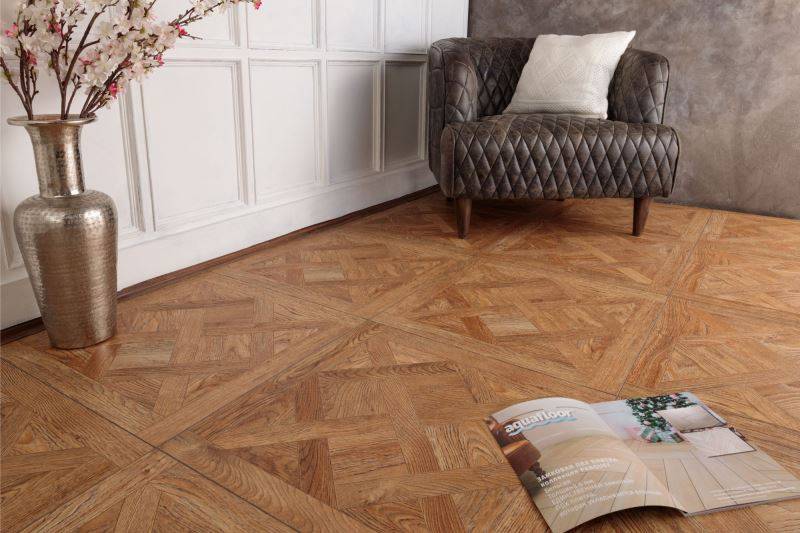 Замковая ПВХ плитка "Aquafloor" AF7004VS (600*600*7 мм) — купить в Якутске