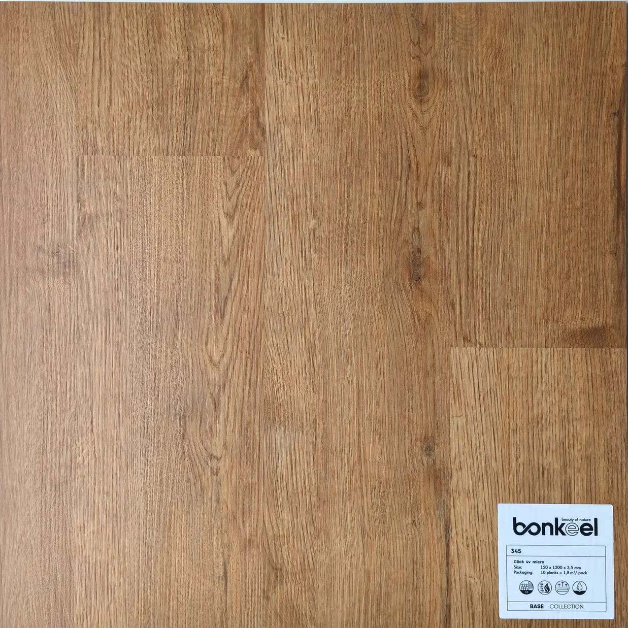 Плитка ПВХ "Bonkeel" Base New 345 (1220*150*3,5 мм) — купить в Якутске
