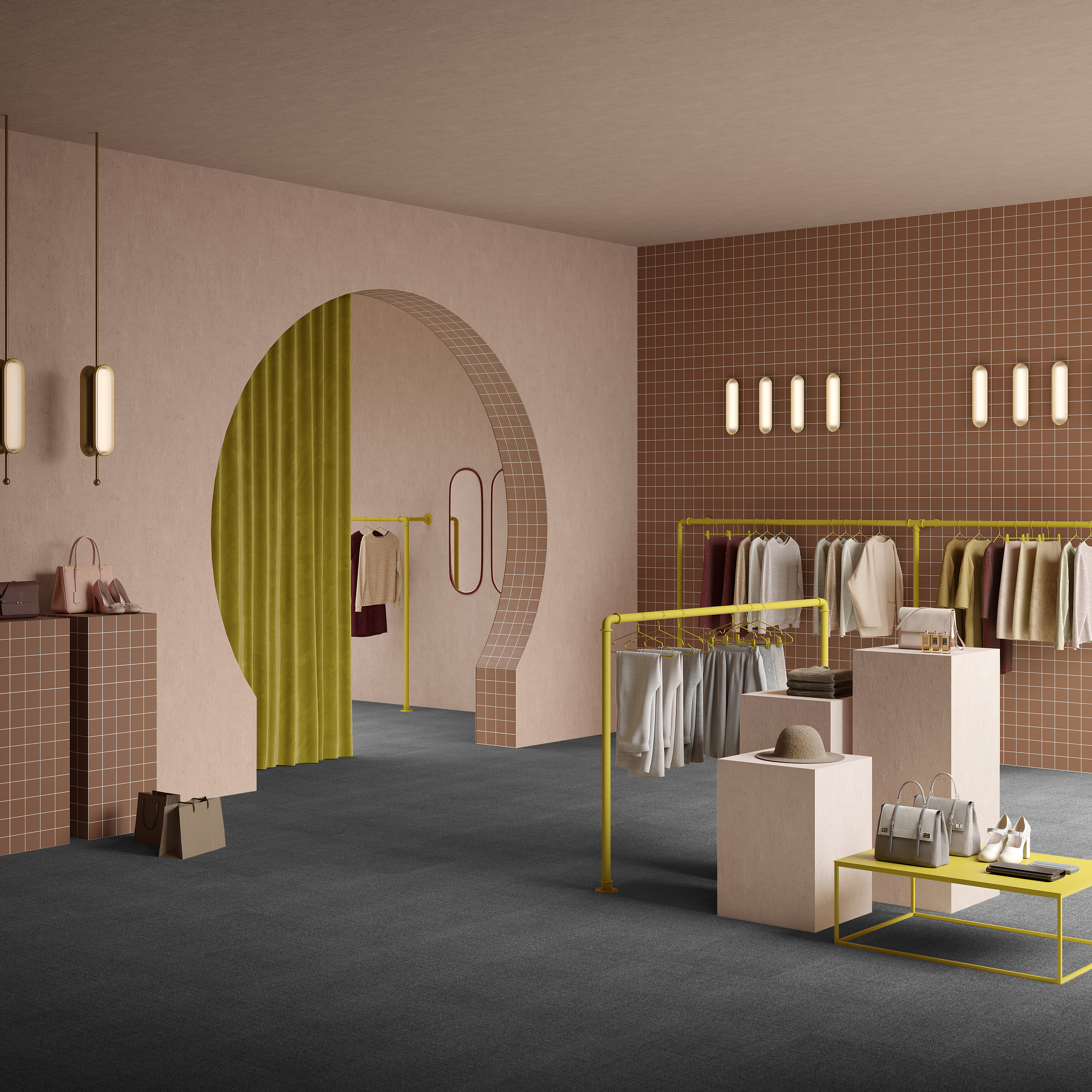 Ковровая плитка Mantra Tile 98 (500*500*6 мм) — купить в Якутске