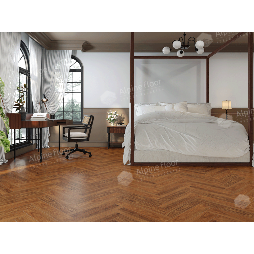 SPC ламинат "Alpine Floor" Орех Нойер (600*125*4 мм) — купить в Якутске