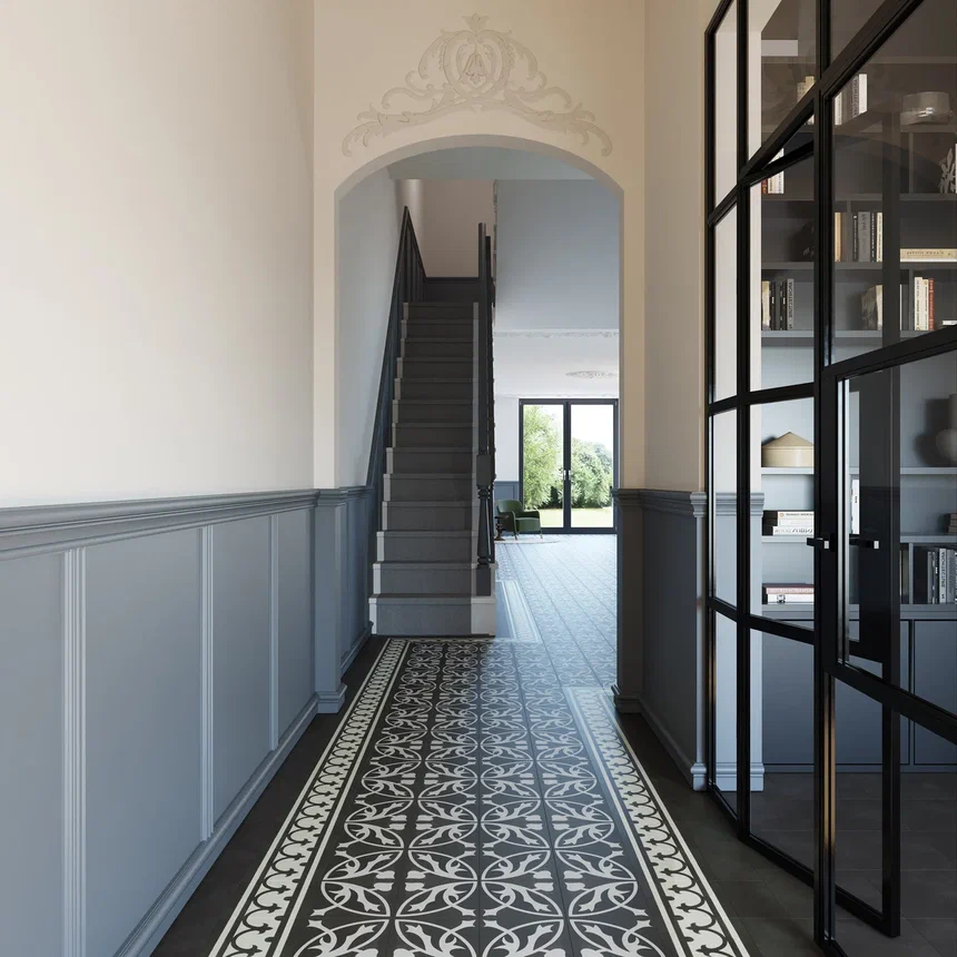 Кварцвиниловая плитка "Invictus" Victorian Deco Charcoal (229*229*2,5мм) — купить в Якутске