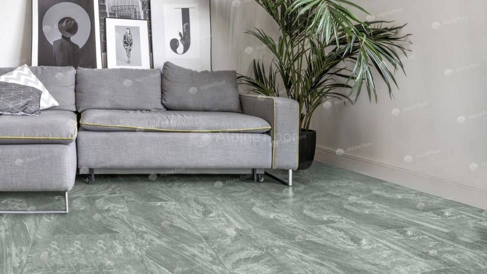 Виниловая плитка "Alpine Floor" Light Stone Хэмпшир (608*303*2,5 мм) — купить в Якутске