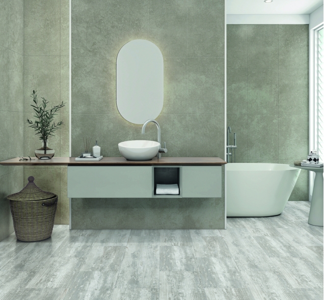 SPC ламинат "CronaFloor" Stone 4V Дублин (600*300*4 мм) — купить в Якутске