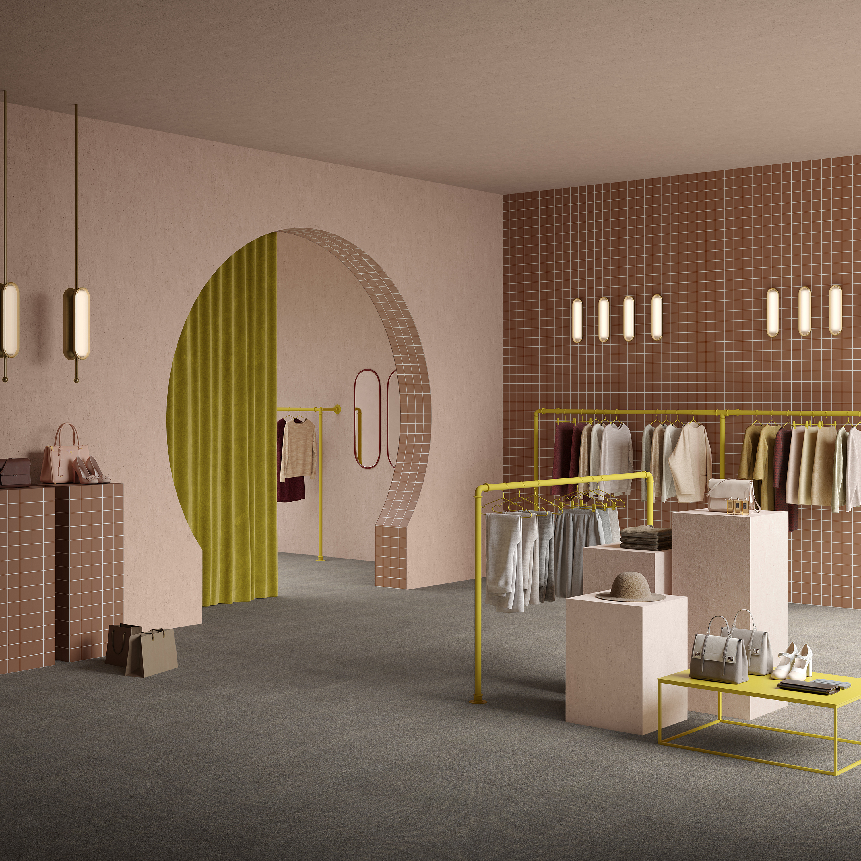 Ковровая плитка Mantra Tile 94 (500*500*6 мм) — купить в Якутске