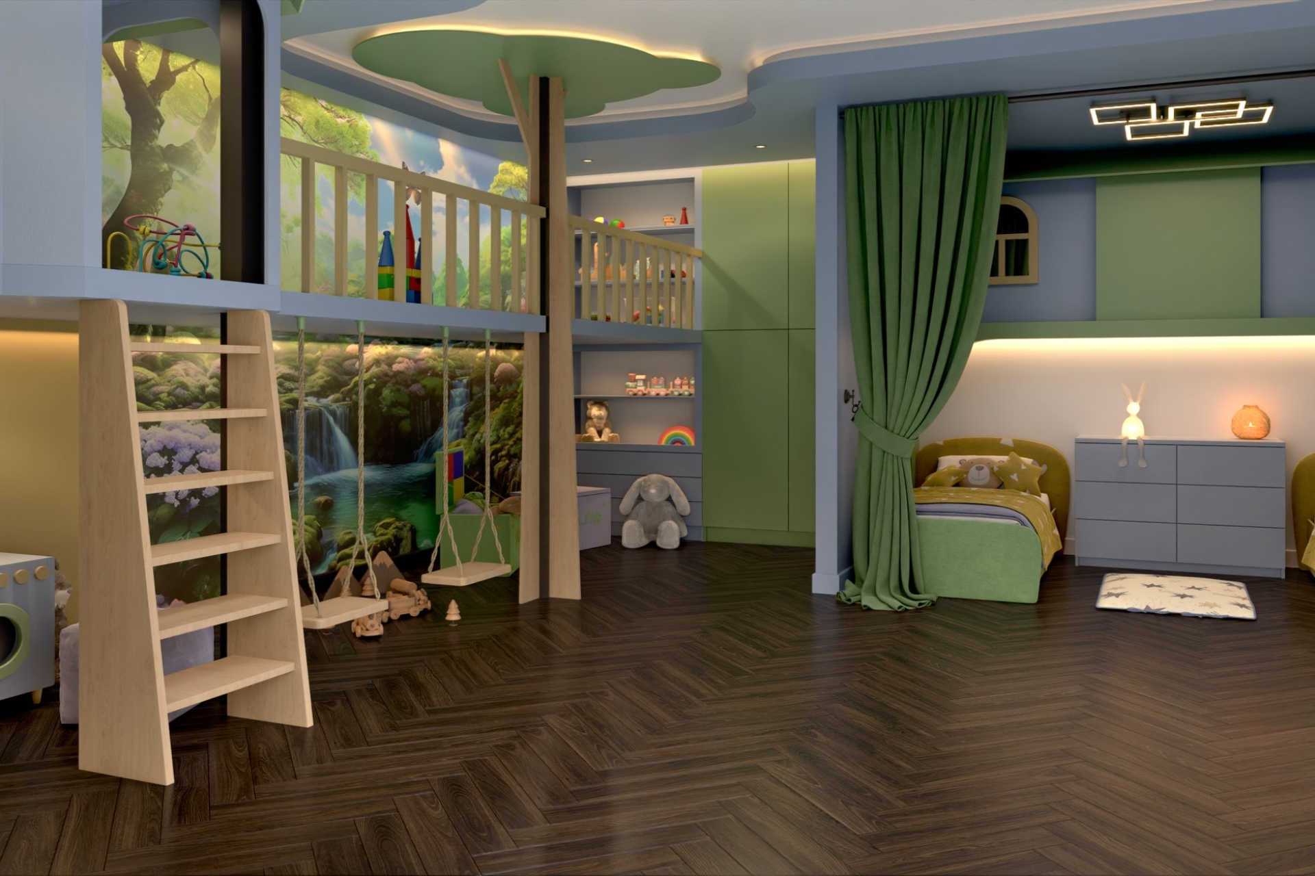 Инженерный паркет «Damy Floor» Каштановый (укладка елочкой) — купить в Якутске