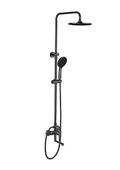 Душевая система со смесителем Lagos Black ST205LGBL