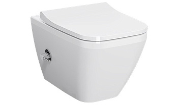 Унитаз Integra Square 54 подвесной безободковый с функцией биде и смесителем 7082B003-7209