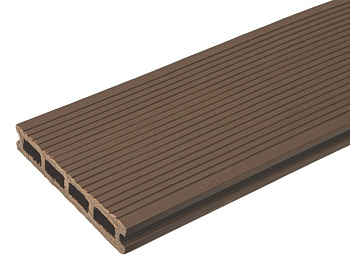 Террасная доска орех TalverWood 150*25мм, 3 D+вельвет брашинг — фото и характеристики