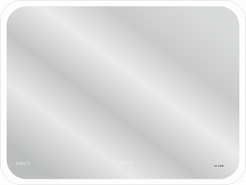 Зеркало Led 070 Pro 600x800 с подсветкой + сенсор + антизапотевание + часы + функция звонка KN-LU-Led070-80-p-Os