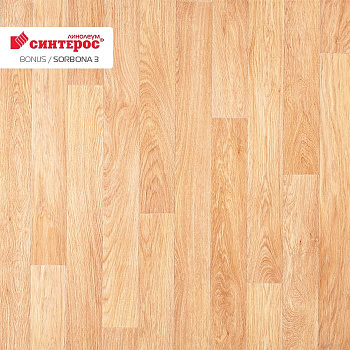 Линолеум усиленный бытовой "Синтерос" Bonus Sorbona 3 (2,5м) — фото и характеристики
