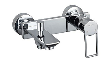 Смеситель Kub для ванной без душевого комплекта, хром 54-011-crm